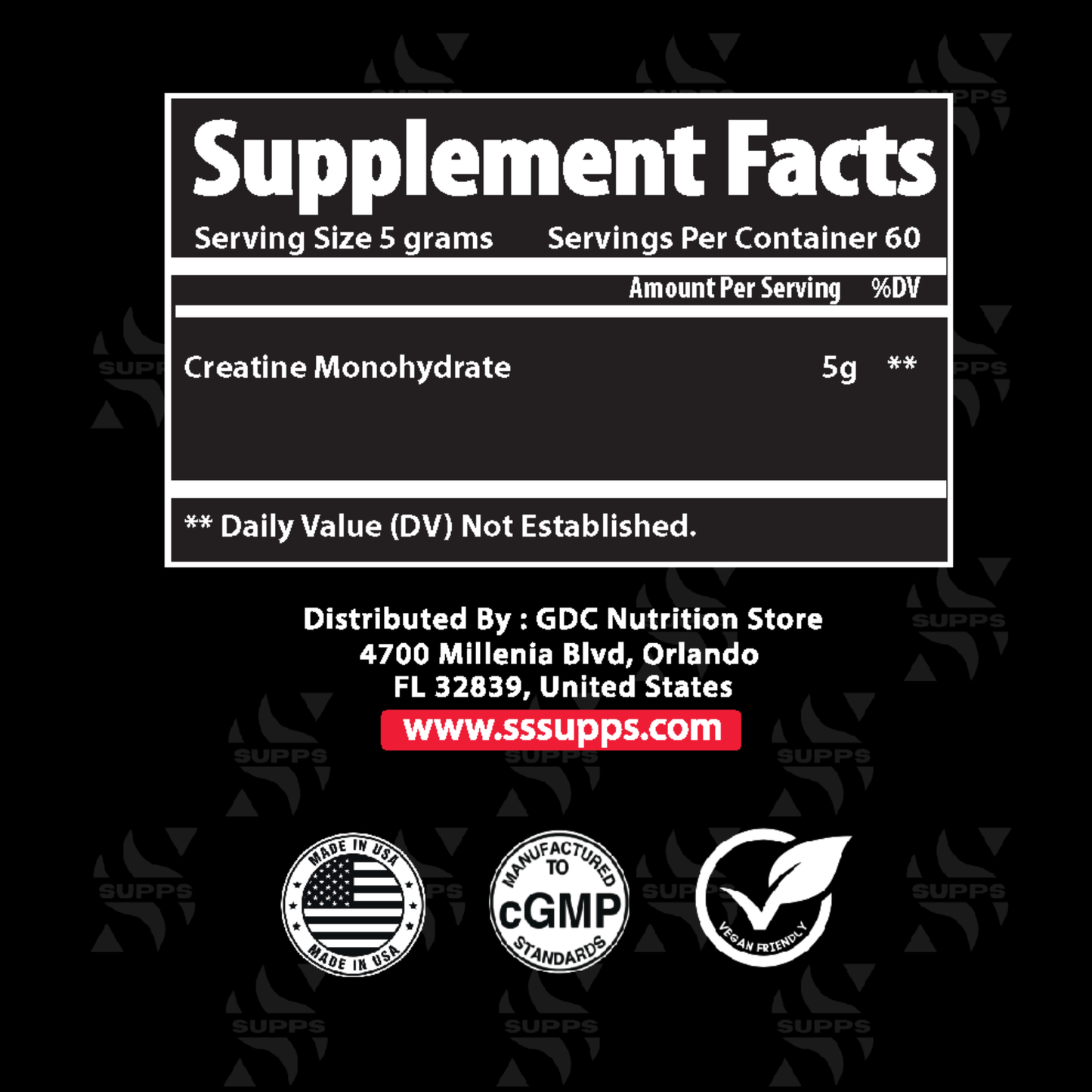 Creatine Monohydrate Powder