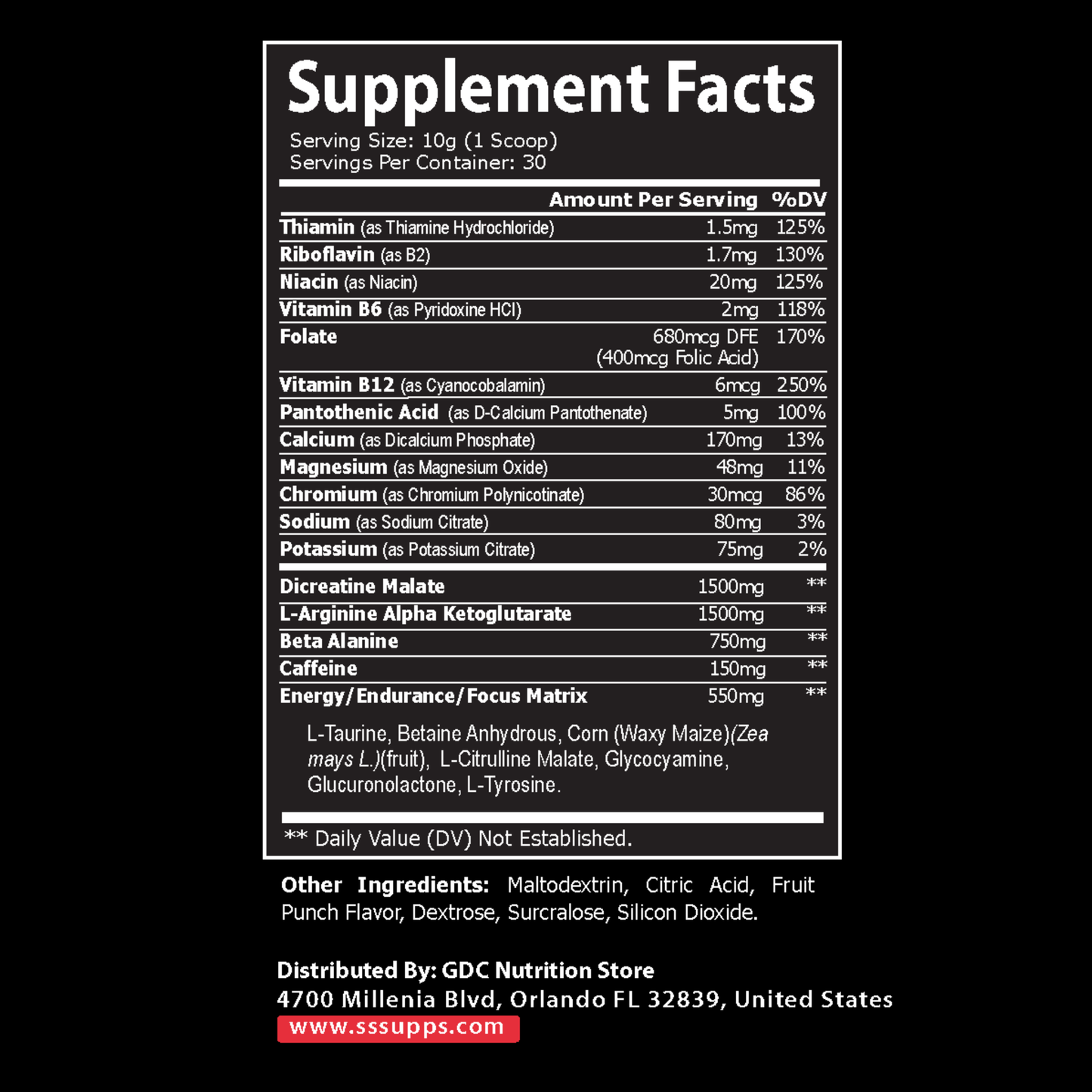 Pre-Workout Powder